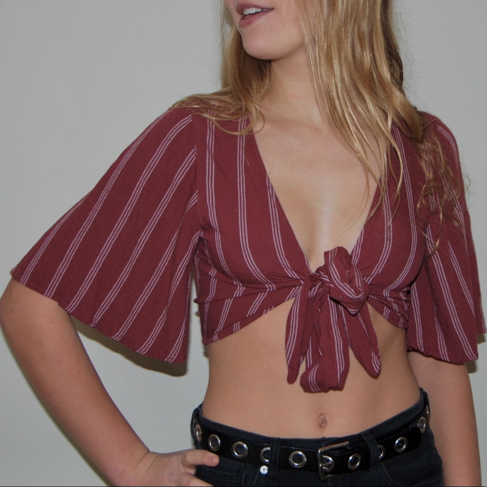 Tie Front Top